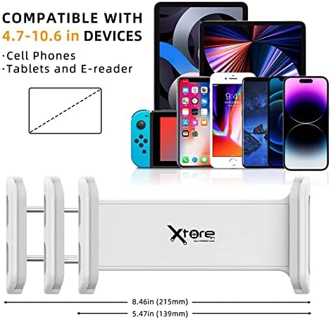 Xtore ™ Универзален држач за мобилни телефони и држач за таблети со ротација од 360 °