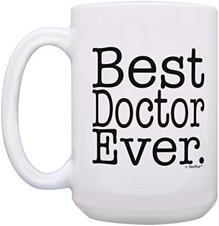 Доктор чаша најдобар доктор некогаш доктор кафе кригла д-р роденден подароци 15-мл кафе чај чаша чаша бела