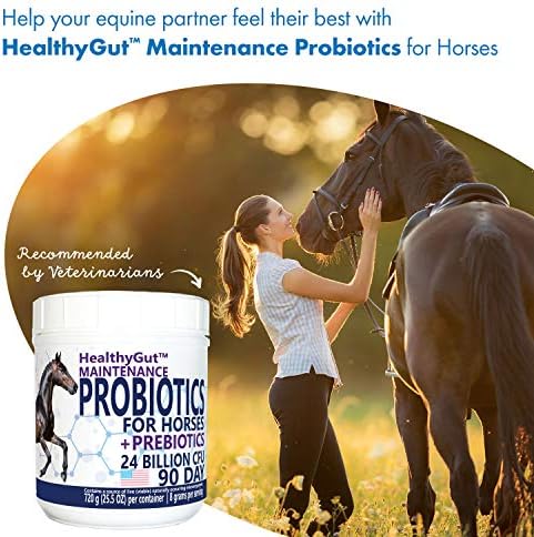 Equa Holistics Healthygut ™ Пробиотици за додаток во исхраната на коњите, формула за одржување на природен дигестивен систем