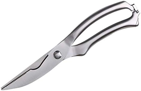 Ножици на Doitool, живина од живина, ултра не'рѓосувачки челик, мулти-функција кујна тешки нож за пилешко риба месо BBQ храна метал
