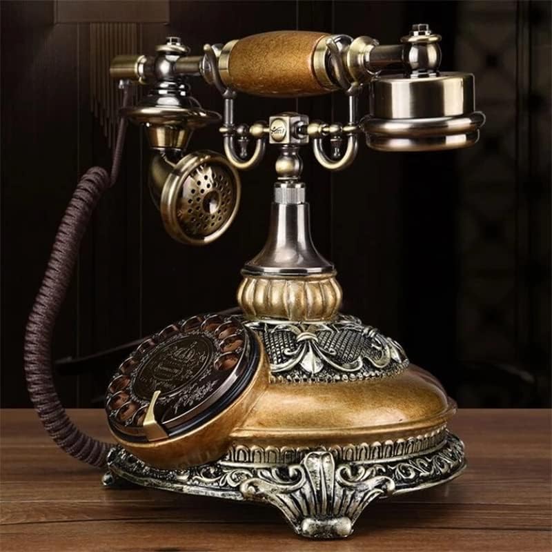 Mmllzel fshion Rotary Dial Lansline Телефонски кабел антички фиксен телефон