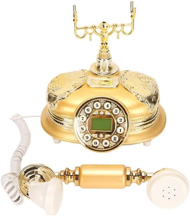 Quul Антички телефонски кабел за фиксни телефони Домашни телефони Гроздобер класичен керамички домашен телефон Антички домашна канцеларија