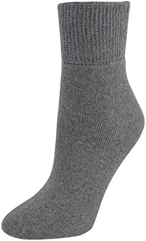 Луксузни дива масти 3-пакувања црно бело сиво дијабетично глужд чорапи