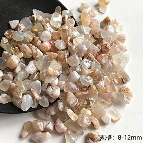 Shitou2231 50g 2 големина природен сакура агат карпа кристален чакал камен полиран природни камења и минерали заздравувачки камења