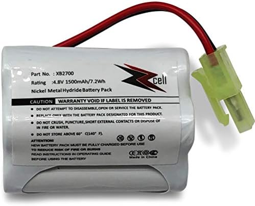 Замена на батеријата Zzcell за вакуумски тепих на ајкула Еуро Про и тепих чистач XB2700, V2930, V2700Z, VAC-XB2700, V2700, 1500mAh