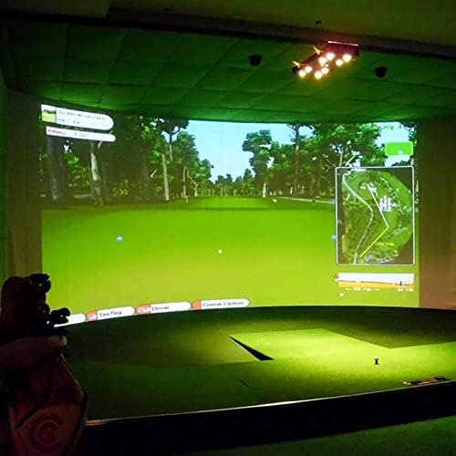 Зизмх голф топка симулатор на влијанието на екранот за проекција на затворен материјал за бела ткаенина за голф голф голф цел