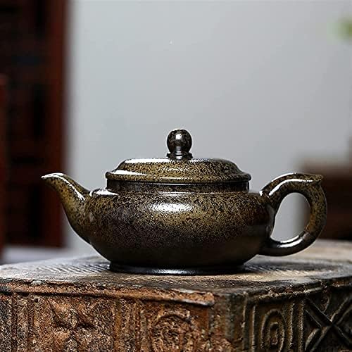 Чајник 230 мл сурова руда црна кал традиционална чај сад виолетова глина чајници чај сет чајници
