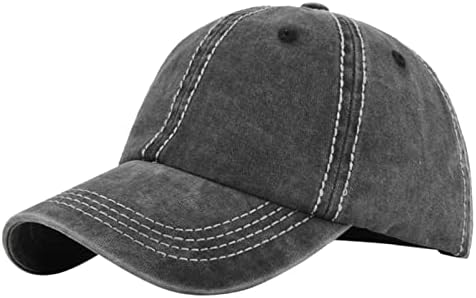 Вршено капаче за мажи и женски тексас измиени и стари бејзбол капа Мажите уништија ретро цврста боја бејзбол капа за капа за мажи за