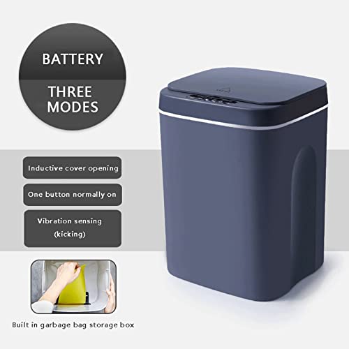Allmro Мал ѓубре може 16L Интелигентен ѓубре може автоматски сензор за сензори за прашина, електричен отпад за отпадоци дома ѓубре конзерва