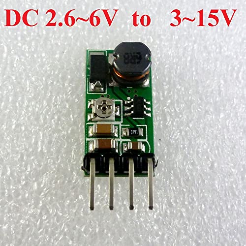 Eletechsup DC 2,6-6V до 3-15V прилагодлива излезна табла DC DC Зголемете го засилувањето на регулаторот на конверторот Модул за регулатор на напон на конверторот