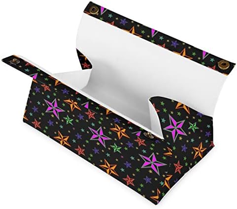Costвезда во боја на Colorвезди, кутија за кутии за украсување Декоративни држачи за салфетка за салфетка