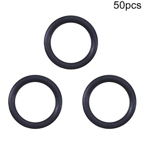 Jutagoss нитрилна гума О-прстени, 14мм ОД 10мм ID 2мм ширина, метричка буна-n Заптивка запечатување, пакет од 50