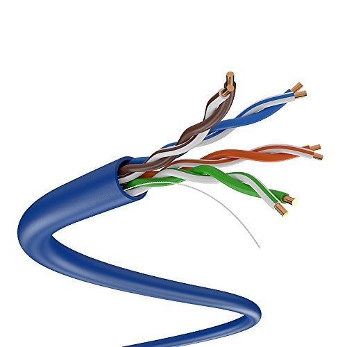 Dripstone SolidLink CAT5E 500FT UTP Ethernet кабел 24awg мрежна жица сина