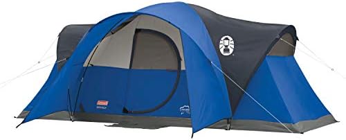 Шатор за кампување на Колман | 8 лице шатор на кабината на Монтана со врата со шарки