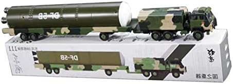 Mookeenone легура Донгфенг 5Б ракетен воен камион возило модел 1: 100 модел симулација на борбена воена наука изложба модел
