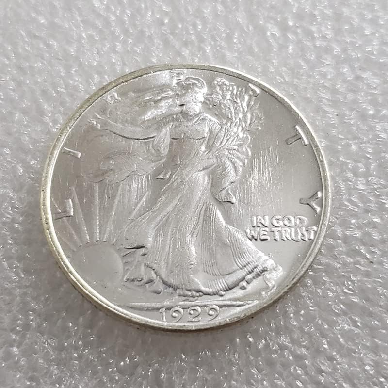 Д, С, ПАНЦ Верзија 18 30,5 мм Американска статуа на слобода половина долар сребрен долар череп монета сребро долар