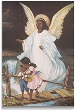 Фигури постери на афроамерикански црна религиозна фреска уметност слики wallидна декорација дневна соба платно сликарство постери и отпечатоци
