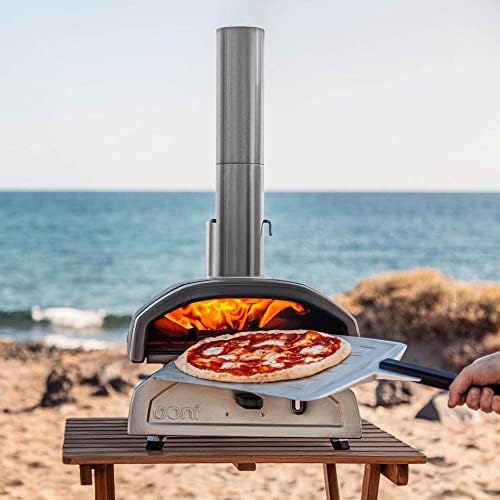 Оони Фира 12 дрво пукана печка за пица - Преносна печка за пица со тврдо дрво - идеална за секоја кујна на отворено - производител на пица за готвење на отворено - печки