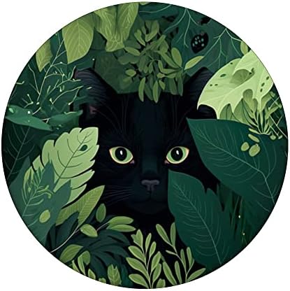 Симпатична мачка која се крие во ботаничка градина Естетско смешно маче поппокети заменливи поплипки