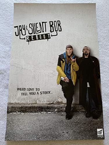 Rebortеј и тивко Боб рестартирање 11 x17 D/s Оригинален промо постер NYCC 2019 Ретки Кевин Смит