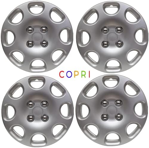 Копри сет од покривка од 4 тркала од 14 инчи сребрен Hubcap Snap-on одговара на Nissan