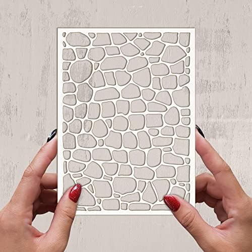Стенцил Камела шема Флонц декоративен образец за матрици за белење на книги за wallидови и декорација на торта