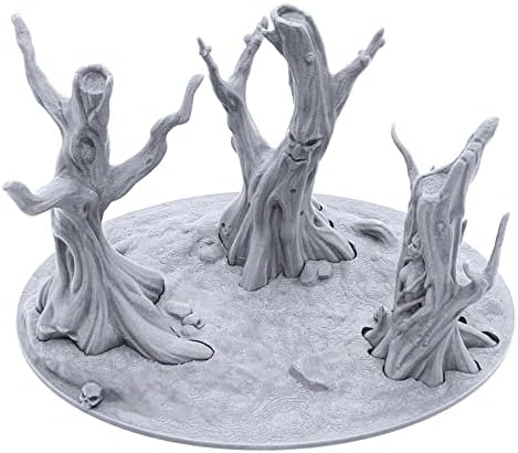Злобните дрвја на endertoys од производителите Anvil, 3D печатено таблети RPG сценографии и терен на варгаме за минијатури од 28 мм