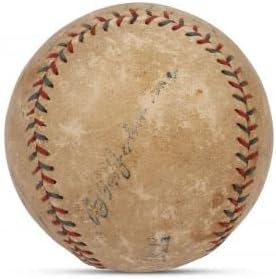 Волтер Џонсон Сингл Потпишан 1921 Официјална Американска Лига Бејзбол ЈСА &засилувач; Бас-Автограм Бејзбол