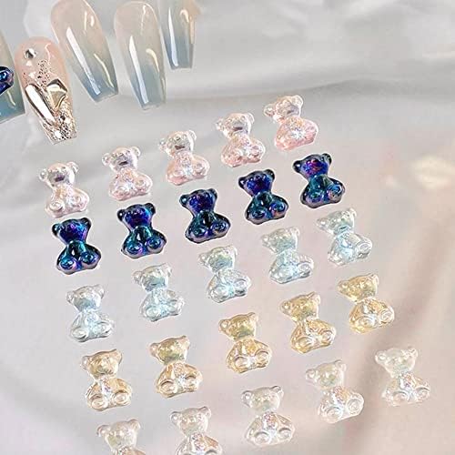 Kawaii 10 компјутери Прекрасна маникир за декорација на ноктите за украси на декорации за есенски накит за нокти 3D ефект на нокти -снабдување
