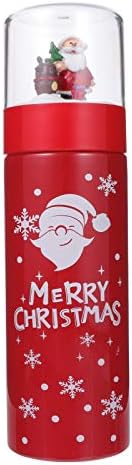 SOIMISS Божиќна вакуумска чаша од не'рѓосувачки челик Дедо Мраз чаша за вода празничен подарок