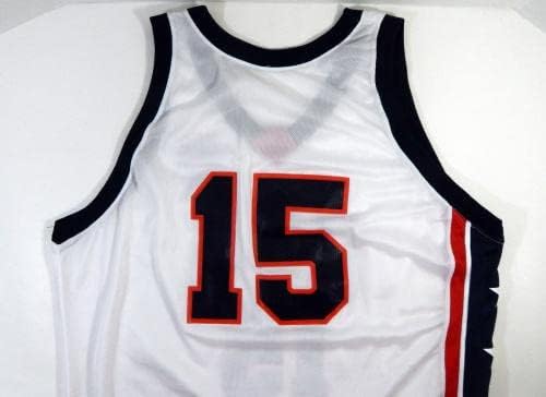 Тим САД кошарка #15 игра издадена бела маичка 52+4 dp20271 - користена игра во НБА