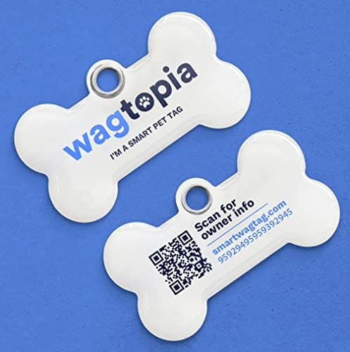 QR -код за миленичиња во Wagtopia, ознака за миленичиња, ознака за лична карта, бесплатна онлајн профил, бесплатна геолокација, бесплатен пасивен GPS