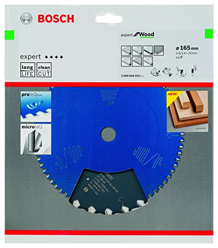 Bosch 2608644022 EXWOH 6,5 x 20mm 24T кружна пила на сечилото прецизност на сечилото