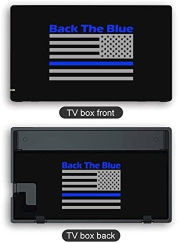 Назад на сината полициска линија налепници на нас налепници за заштитен филм Персонализирана налепница за завиткување компатибилен