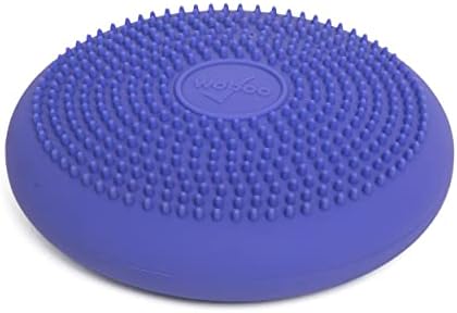 Bouncyband-Wiggle Seat, 1 Pack-Purple, 10,75 ”D-Мала сензорна перница за деца на возраст од 3-7 години-промовира активно учење, ја подобрува