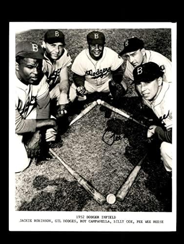 Pee Wee Reese PSA DNA потпиша 8x10 Photo Dodgers Autograph - Autographed MLB фотографии