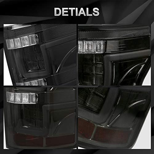 MOSTPLUS Целосна LED Опашка Светла Компатибилен Со Ford F-150 F150 2015 2017 Собранието На Задната Светилка Не Се Вклопуваат модел