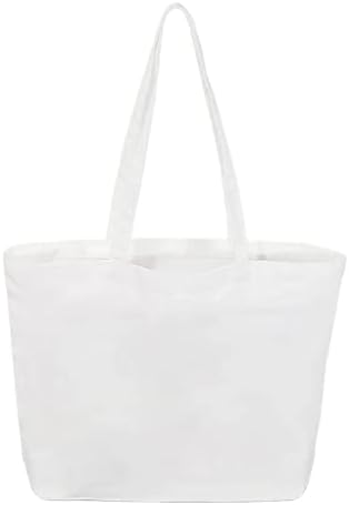 12 пакувања Трговија на големо со сублимација торби празно платно торбички торби за намирници за пренесување на топлина винил DIY занает бело