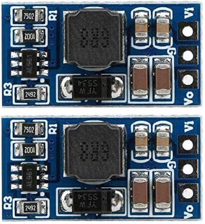 2PCS DC-DC модул за конвертор на засилување 2,6-5,5 до 5V/6V/9V/12V Регулатор на напон на напон на напон на напон за LED мотор