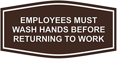 Фенси вработените мора да ги мијат рацете пред да се вратат на работен знак - мал
