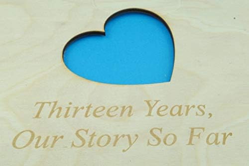 13 -годишнина од дрвена книга - Совршен за вашиот сопруг или момче
