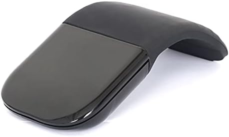Wudemwwfe Bluetooth Arc Touch Mouse, преносен безжичен преклопен глушец без USB нано приемник, ергономски мини оптички компјутерски