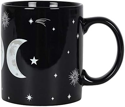 Кригла-Керамички Чај/Кафе - Тројна Месечина Кригла-Црна Готска Вика Вештерство Паганска Кригла