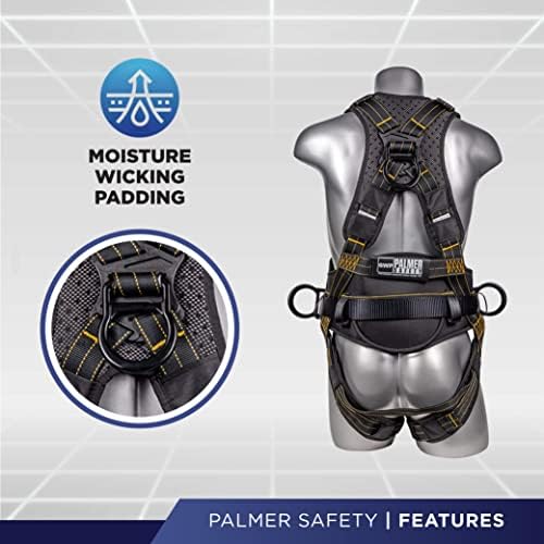 Безбедност на Палмер Хамерхед 5т безбедносен прицврстувач на задниот дел, QCB градите, ленти за нозе на јазици, ленти за грб и странични