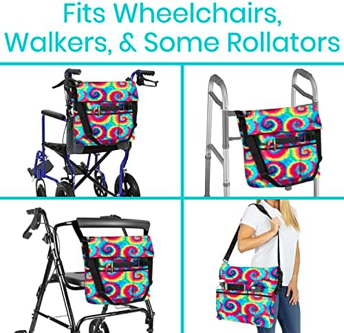 Виве Торба За Инвалидска Количка-Торбичка За Додатоци За Електрични Тркала За Возрасни, Постари Лица, 15 Бои - Голем Додаток За Торба За Закачување, Ранец За Патување