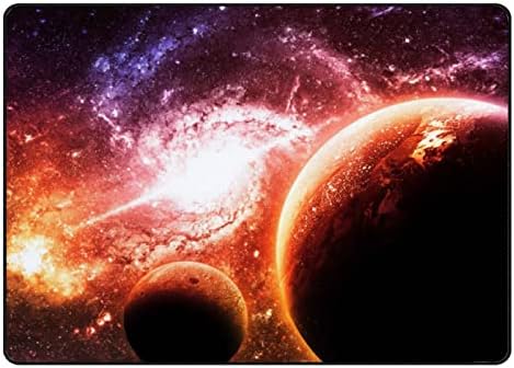Xollar 80 x 58 во големи детски области килими планети над златна галаксија мека расадник бебе плејматски килим за детска соба