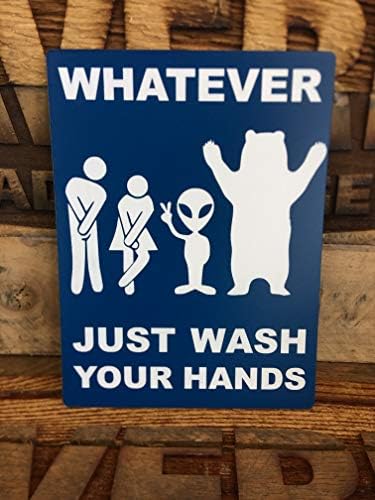 Womanена, туѓи, знак за бања со мечка што и да ги измиеш рацете
