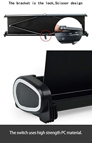 N/A 50 инчи 16: 9 преносен проектор на екранот за подот на подот за преклопување прирачник за статив, мобилен филмски екран домашен