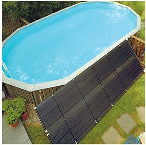 SunHeater WS220p S220p надземниот систем за греење на базенот, вклучува еден панел 2 'x 20 ’ - соларен грејач изработен од траен полипропилен,
