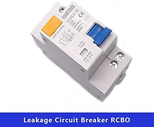 1 парчиња DPNL DZ30L 230V 1P+N Преостаната струја на струјно коло со над и заштита од кратко истекување RCBO MCB